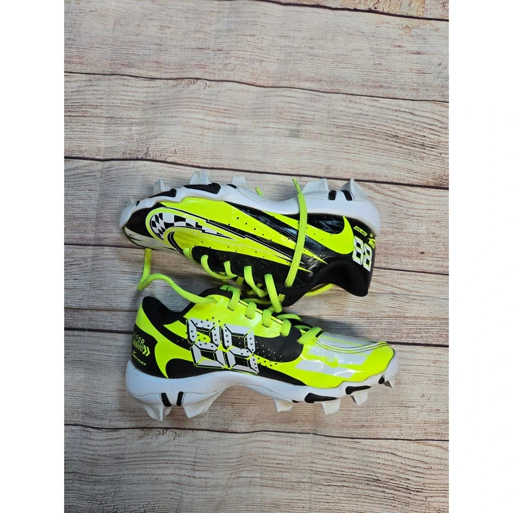 Kid's Nike Vapor Ultra Fly Fast Flex Softball Cleats Volt Size 2 Youth